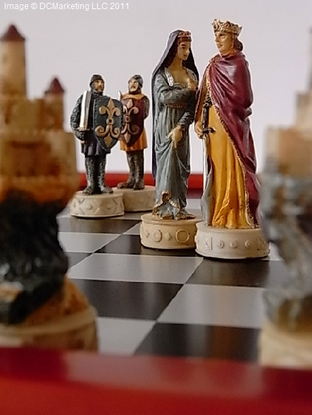 King Arthur Themed Chess Set